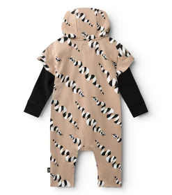 NUNUNU Stripey Snakes Hooded Overall Online