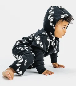 NUNUNU Stripey Snakes Hooded Overall Online