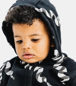 NUNUNU Stripey Snakes Hooded Overall Online