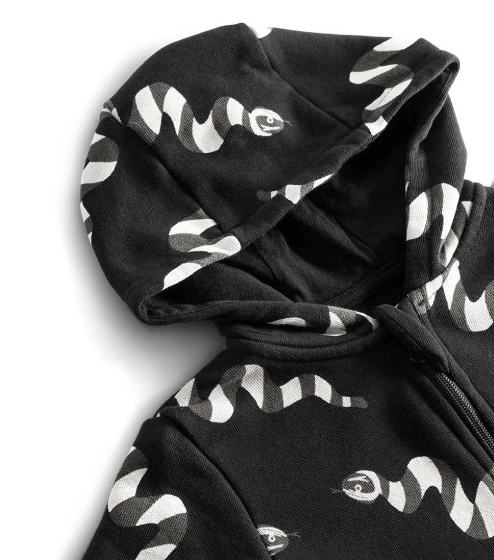 NUNUNU Stripey Snakes Hooded Overall Online