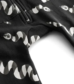 NUNUNU Stripey Snakes Hooded Overall Online