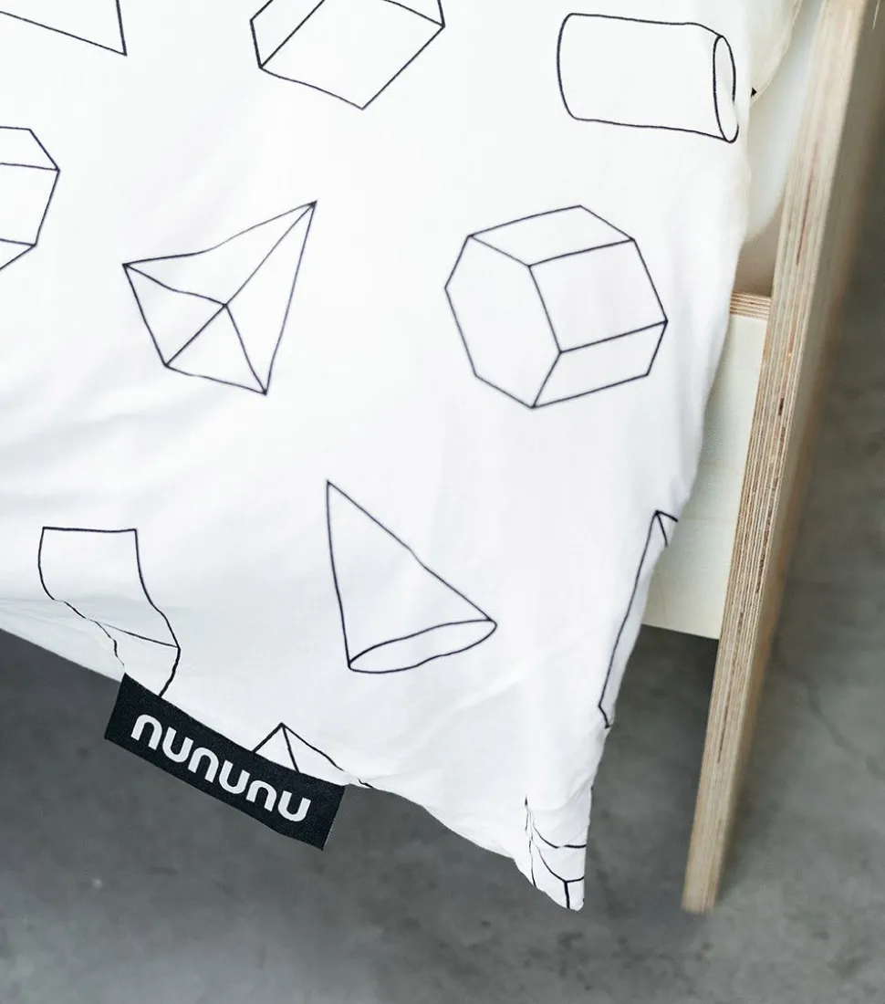 NUNUNU Super Soft Geometric Bedding Set Clearance