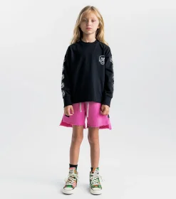 NUNUNU Unbalanced Sweatshorts Online