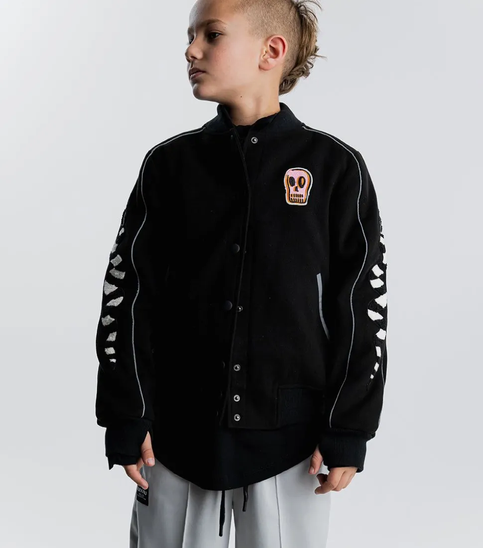 NUNUNU Varsity Jacket Fashion