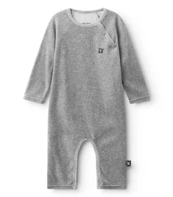 NUNUNU Velvet Overall Fashion