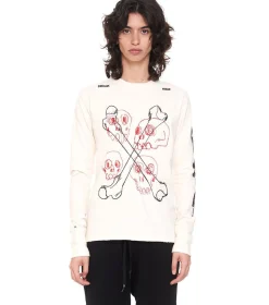 NUNUNU Women'S Multi Skull Shirt Cheap
